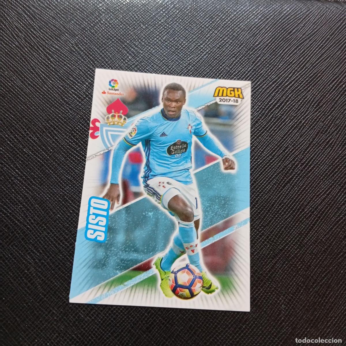 Cromos de f&uacute;tbol: 153 SISTO CELTA PANINI MEGACRACKS 2017 2018 CROMO FUTBOL 17 18 - A210 PG55