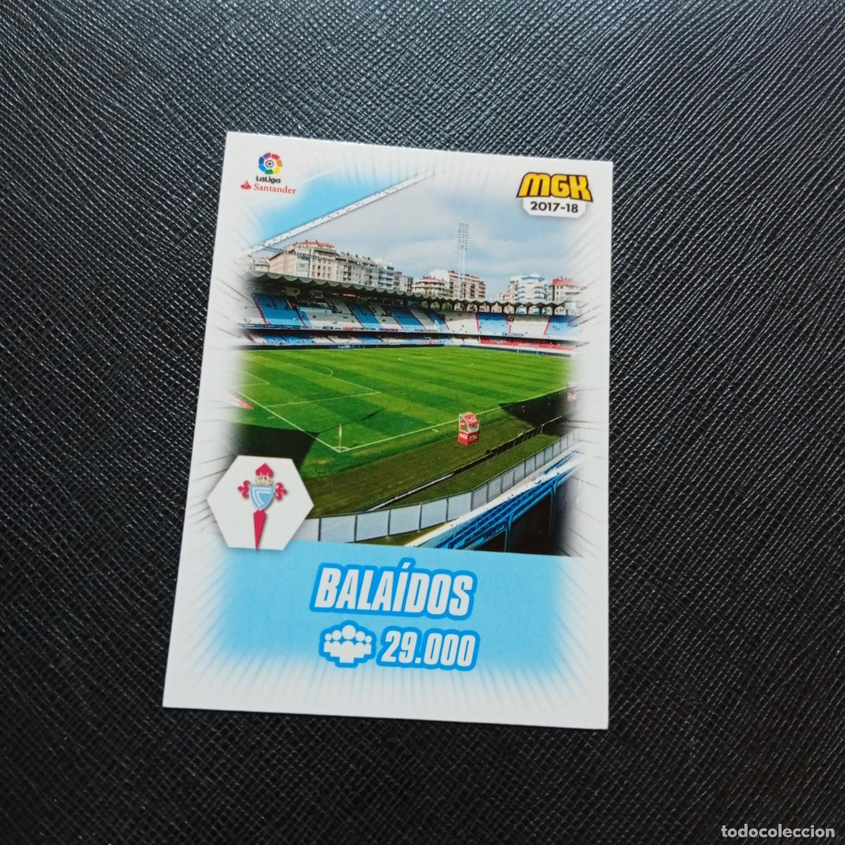 Cromos de f&uacute;tbol: 157 BALAIDOS CELTA PANINI MEGACRACKS 2017 2018 CROMO FUTBOL 17 18 - A210 PG55
