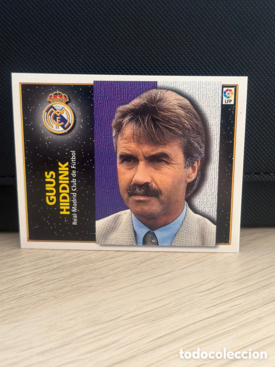 Cromos de f&uacute;tbol: Liga 98 99 Ediciones Este - Guus Hiddink Real Madrid