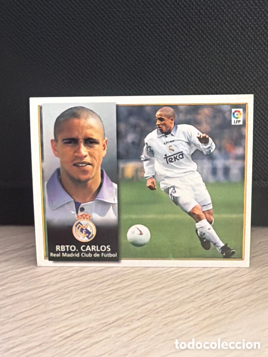 Cromos de f&uacute;tbol: Liga 98 99 Ediciones Este - Roberto Carlos - Real Madrid