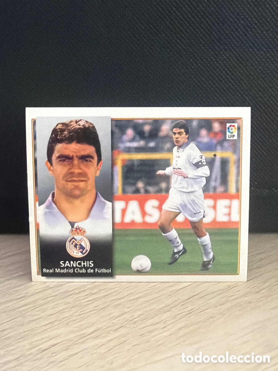 Cromos de f&uacute;tbol: Liga 98 99 Ediciones Este - Sanchis - Real Madrid