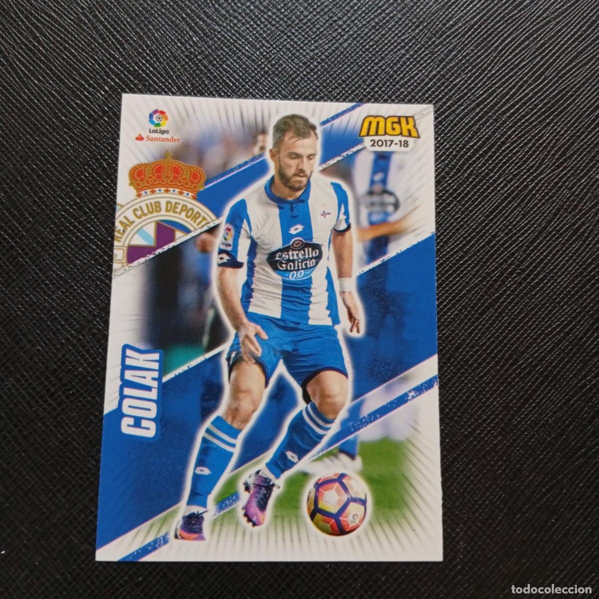 Cromos de f&uacute;tbol: 175 COLAK DEPORTIVO CORU&Ntilde;A PANINI MEGACRACKS 2017 2018 CROMO FUTBOL 17 18 - A210 PG55