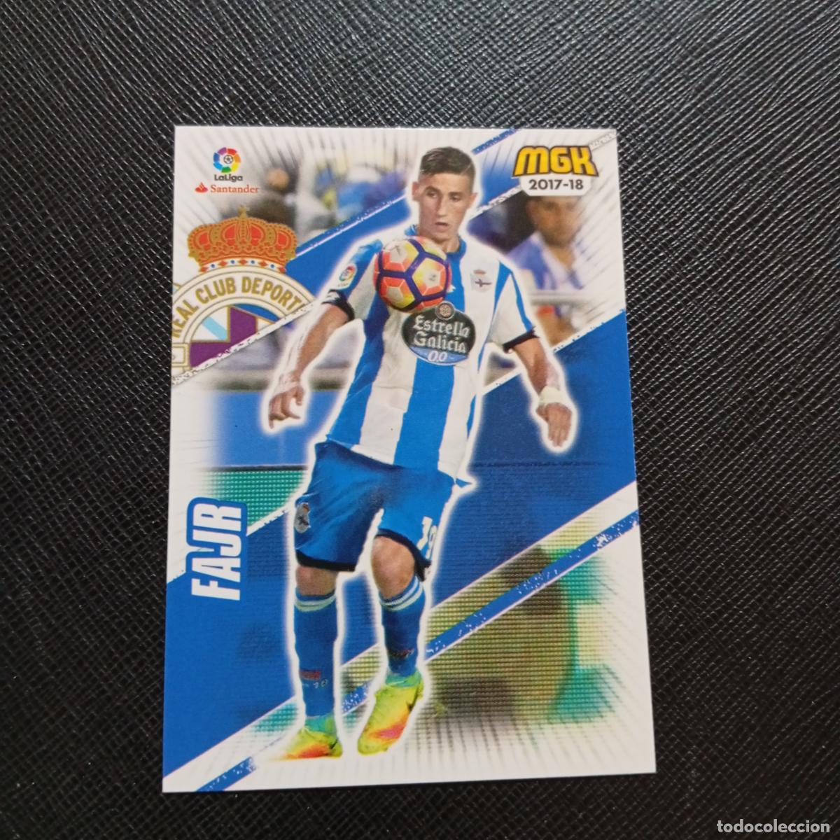 Cromos de f&uacute;tbol: 176 FAJR DEPORTIVO CORU&Ntilde;A PANINI MEGACRACKS 2017 2018 CROMO FUTBOL 17 18 - A210 PG64