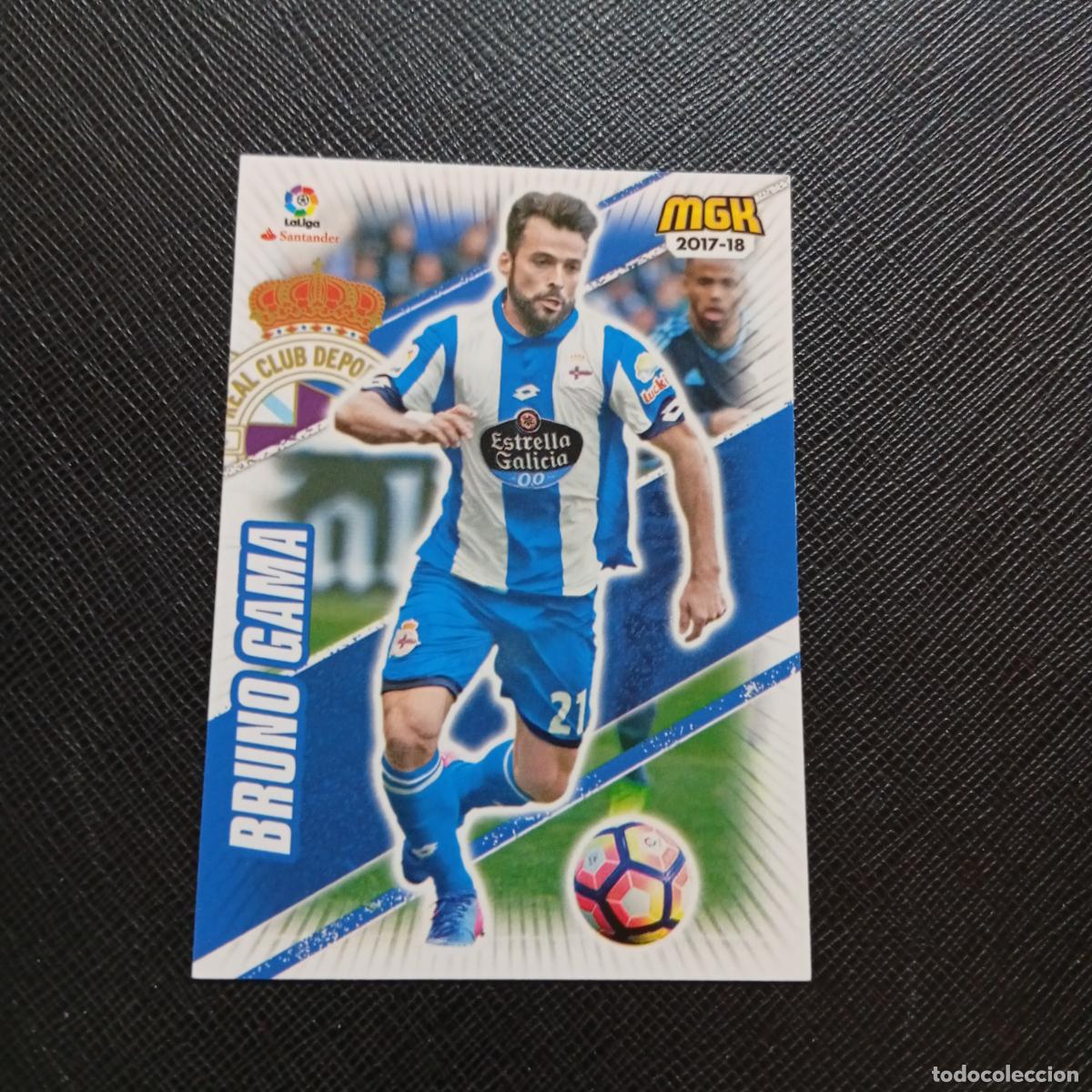 Cromos de f&uacute;tbol: 178 BRUNO GAMA DEPORTIVO CORU&Ntilde;A PANINI MEGACRACKS 2017 2018 CROMO FUTBOL 17 18 - A210 PG64