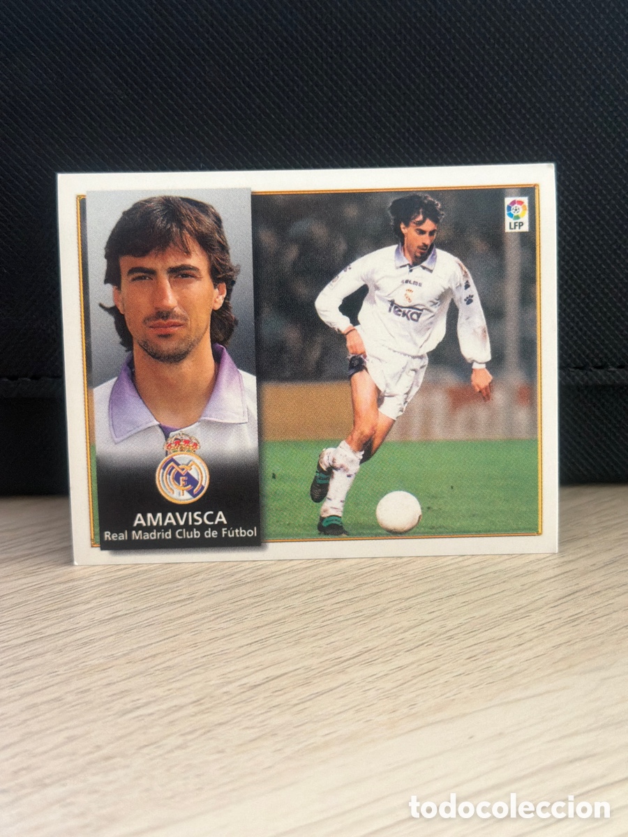 Cromos de f&uacute;tbol: Liga 98 99 Ediciones Este - Amavisca - Real Madrid