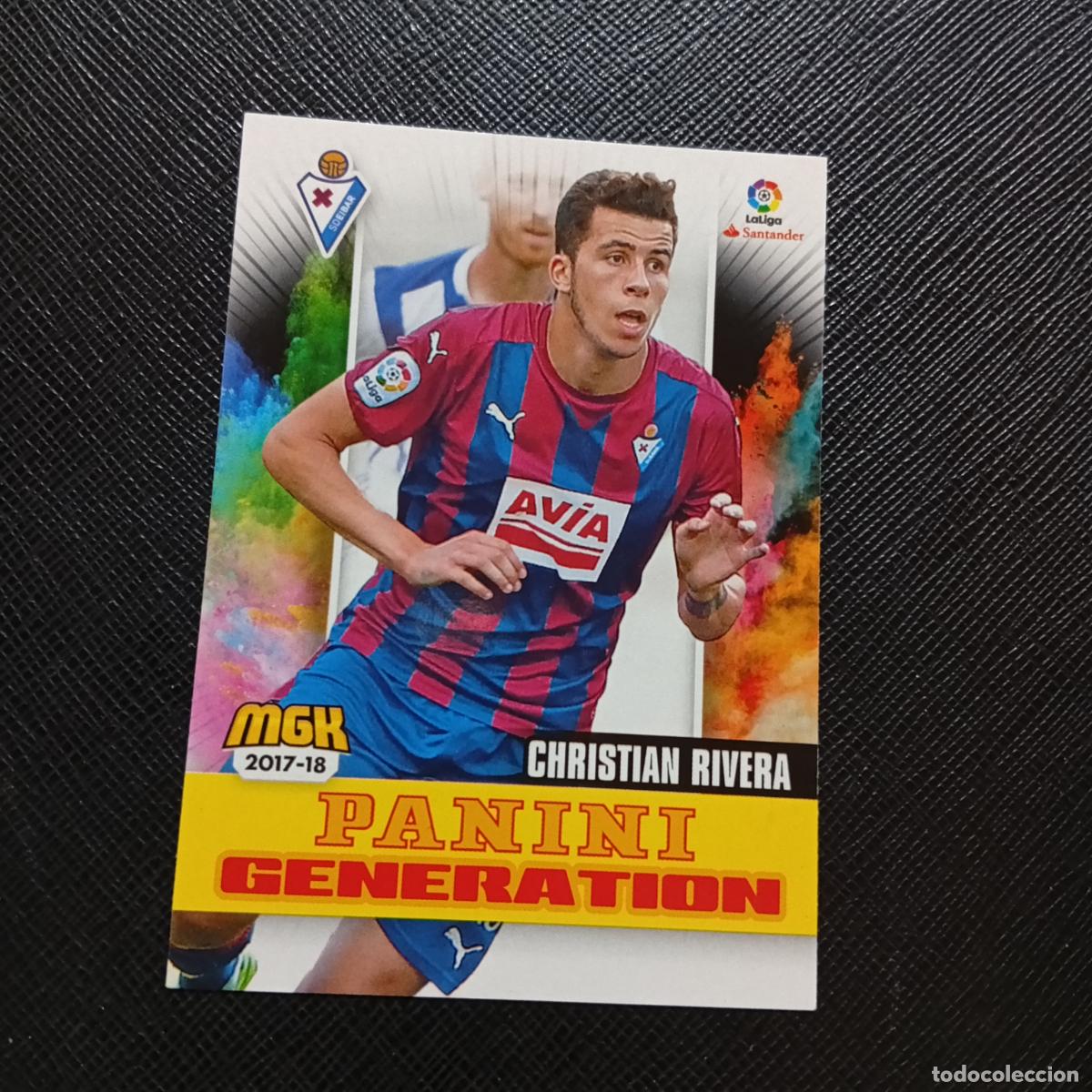 Cromos de f&uacute;tbol: 216 CHRISTIAN RIVERA EIBAR PANINI MEGACRACKS 2017 2018 CROMO FUTBOL 17 18 - A210 PG73