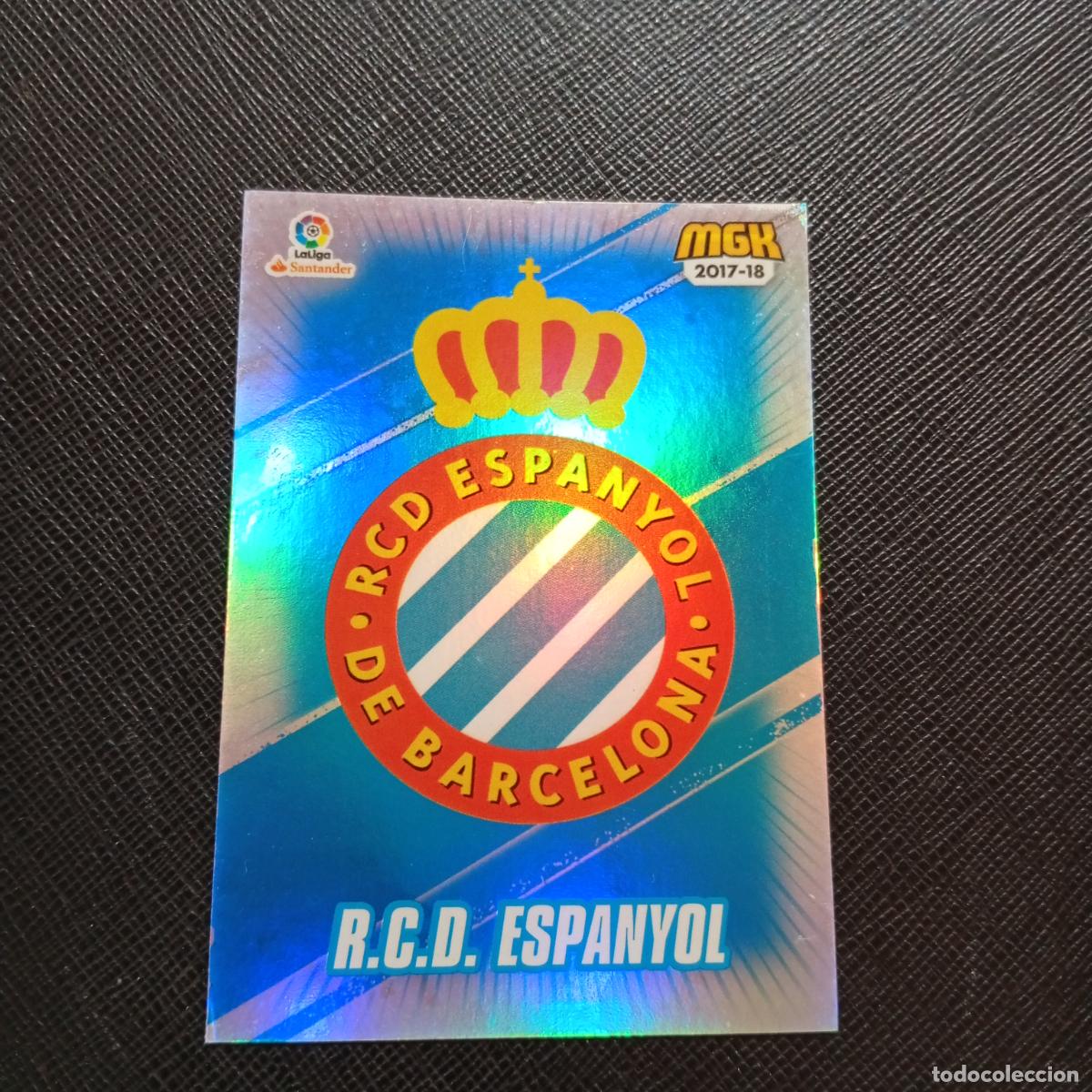 Cromos de f&uacute;tbol: 217 ESCUDO ESPA&Ntilde;OL PANINI MEGACRACKS 2017 2018 CROMO FUTBOL 17 18 - A210 PG73