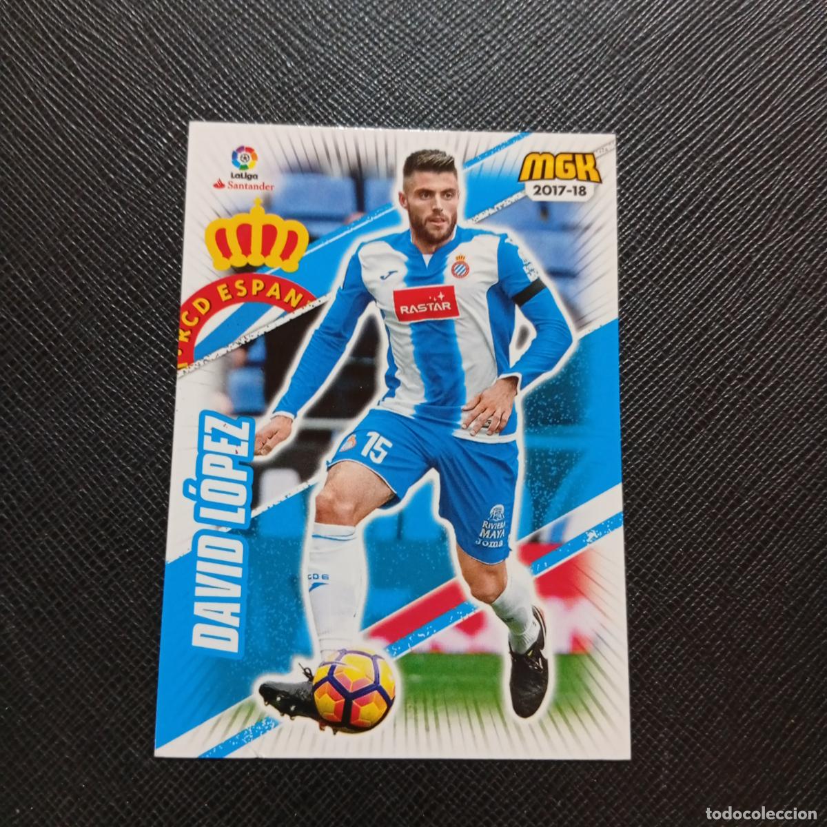Cromos de f&uacute;tbol: 224 DAVID LOPEZ ESPA&Ntilde;OL PANINI MEGACRACKS 2017 2018 CROMO FUTBOL 17 18 - A210 PG73