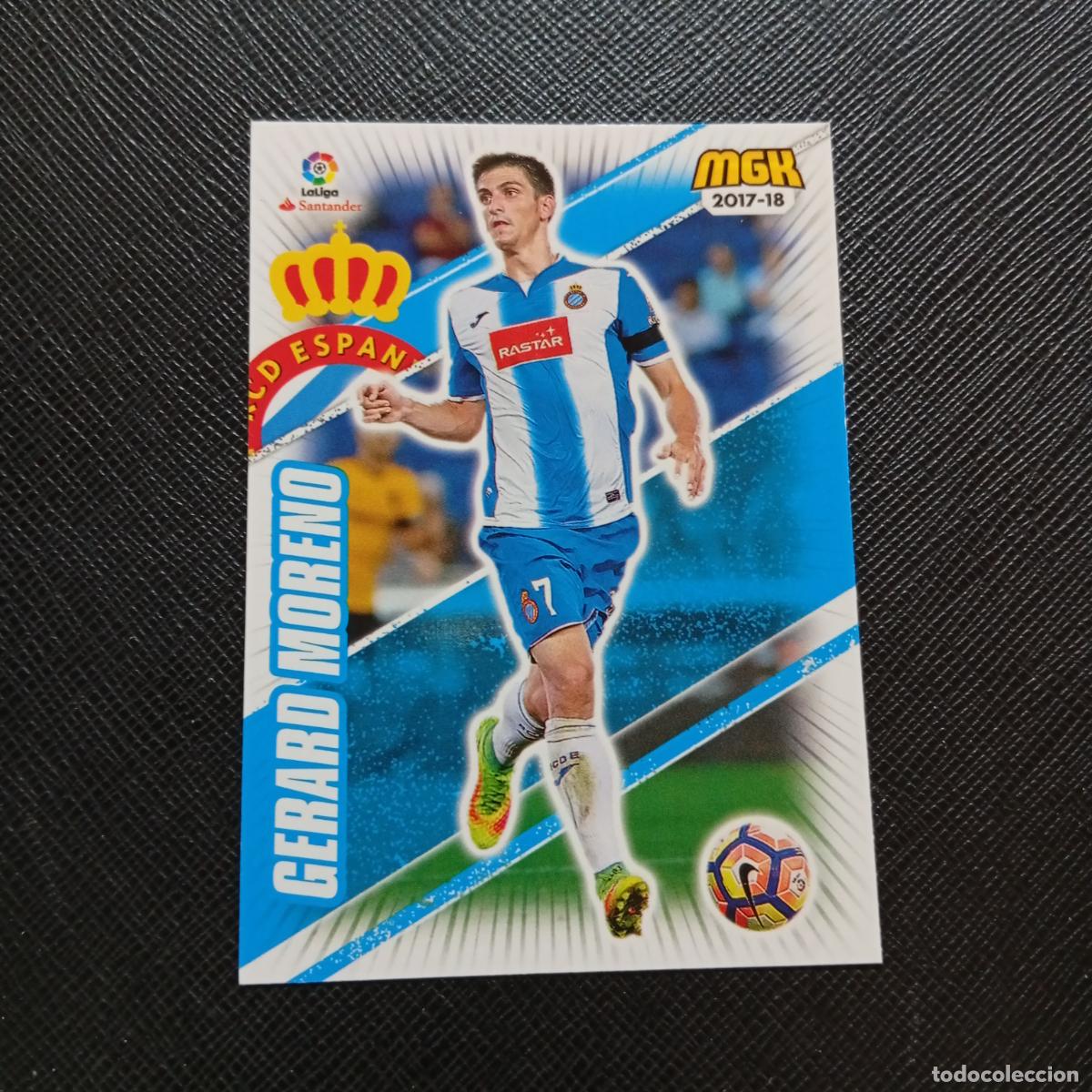 Cromos de f&uacute;tbol: 232 GERARD MORENO ESPA&Ntilde;OL PANINI MEGACRACKS 2017 2018 CROMO FUTBOL 17 18 - A210 PG82