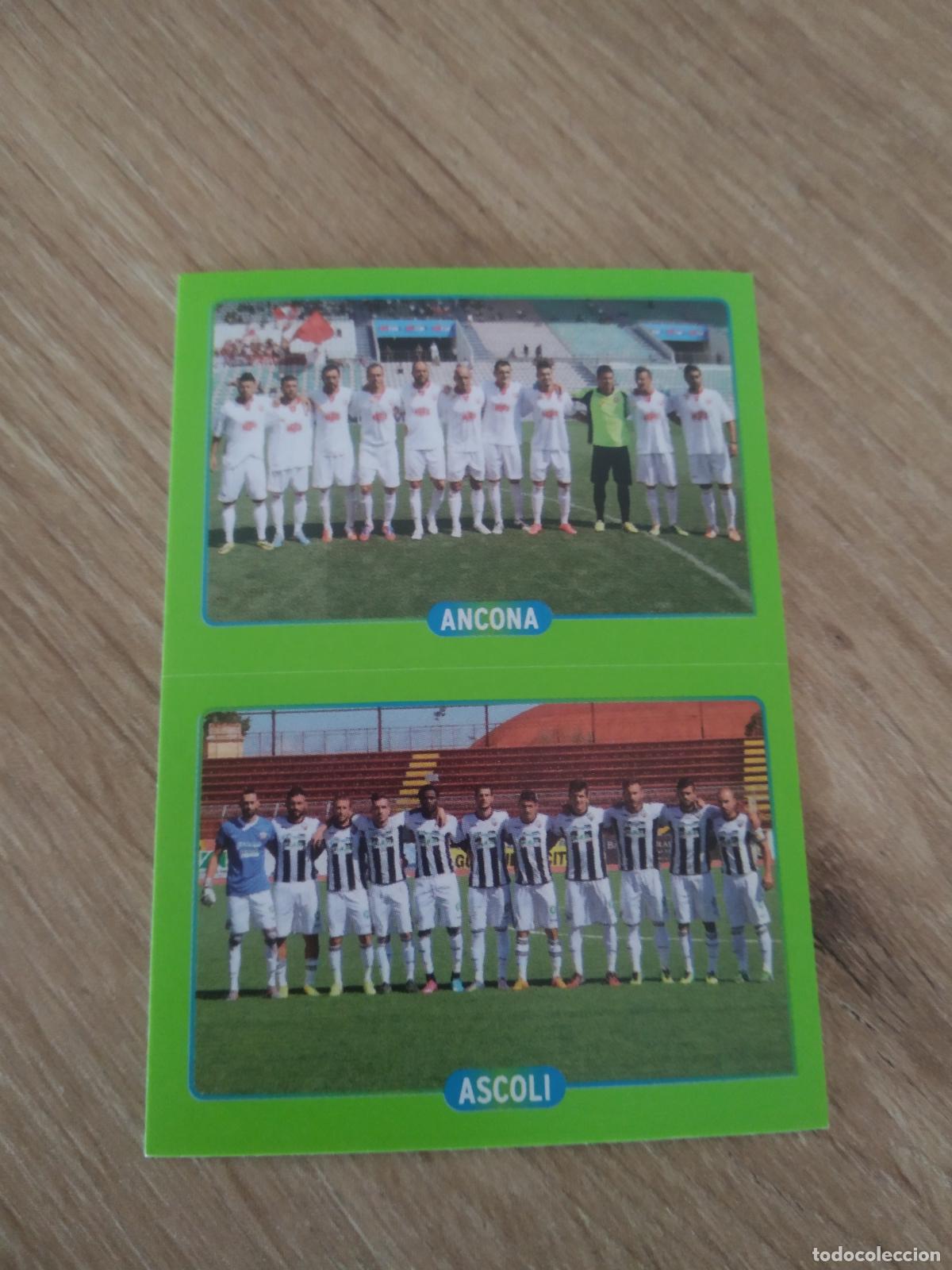 Cromos de f&uacute;tbol: 738 EQUIPO PLANTILLA ANCONA ASCOLI CROMO FUTBOL PANINI LIGA ITALIA 14-15 CALCIATORI 2014-2015