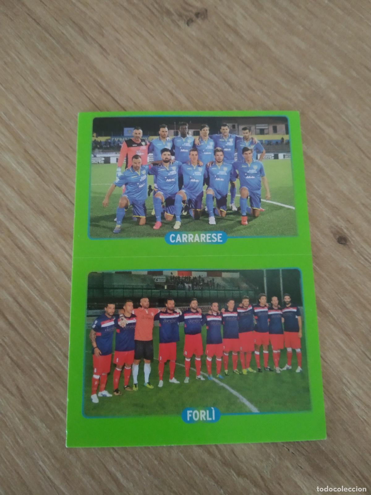 Cromos de f&uacute;tbol: 740 CARRARESE FORLI EQUIPO PLANTILLA CROMO FUTBOL PANINI LIGA ITALIA 14-15 CALCIATORI 2014-2015