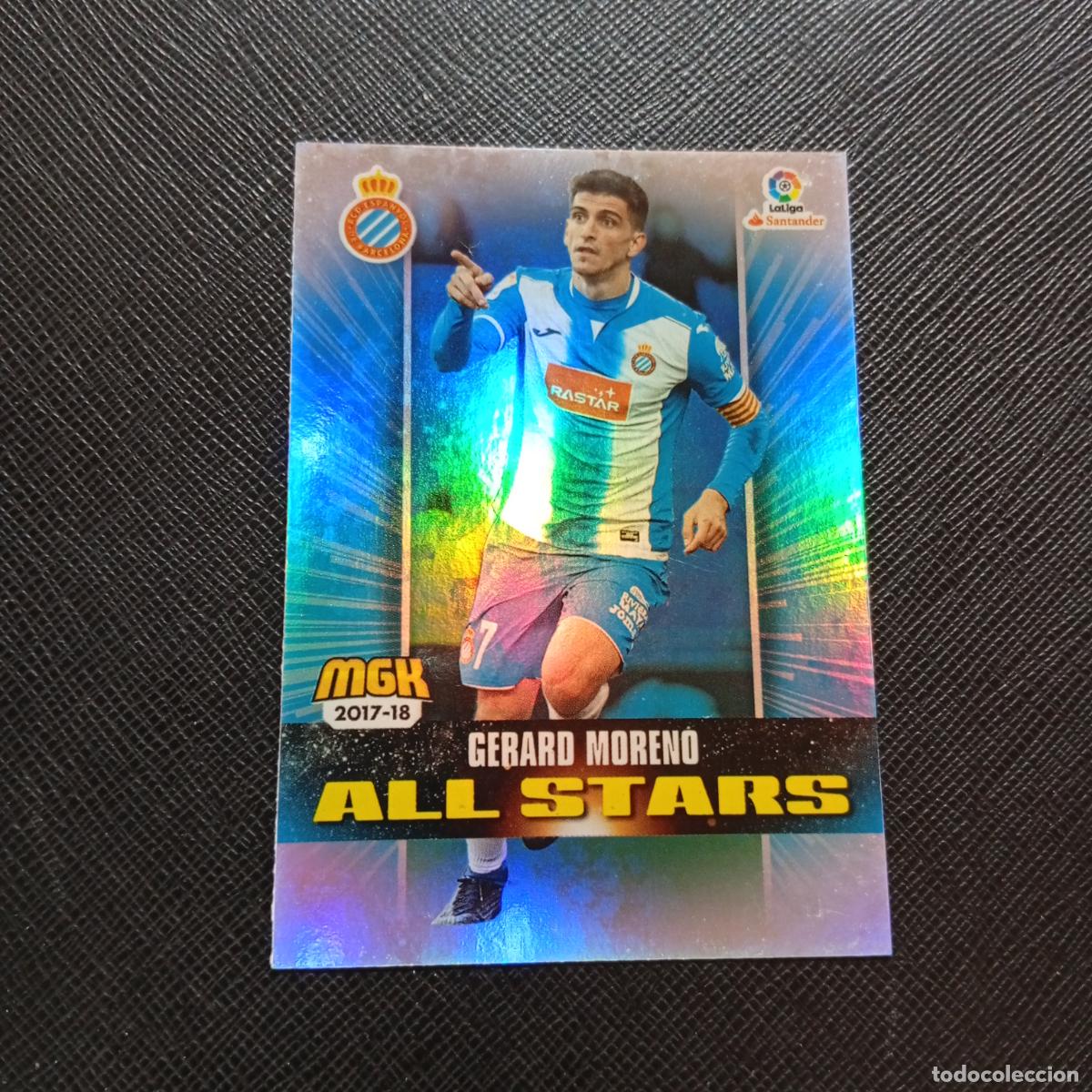 Cromos de f&uacute;tbol: 242 GERARD MORENO ESPA&Ntilde;OL PANINI MEGACRACKS 2017 2018 CROMO FUTBOL 17 18 - A210 PG82