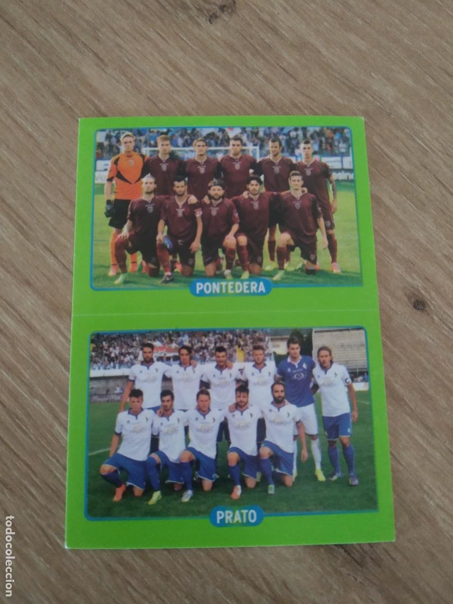 Cromos de f&uacute;tbol: 746 PONTEDERA PRATO EQUIPO PLANTILLA CROMO FUTBOL PANINI LIGA ITALIA 14-15 CALCIATORI 2014-2015