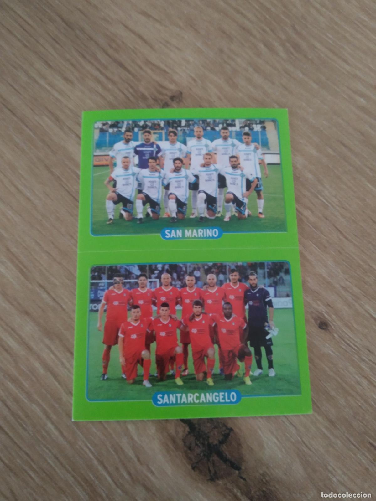 Cromos de f&uacute;tbol: 749 SAN MARINO SANTARCANGELO EQUIPO CROMO FUTBOL PANINI LIGA ITALIA 14-15 CALCIATORI 2014-2015