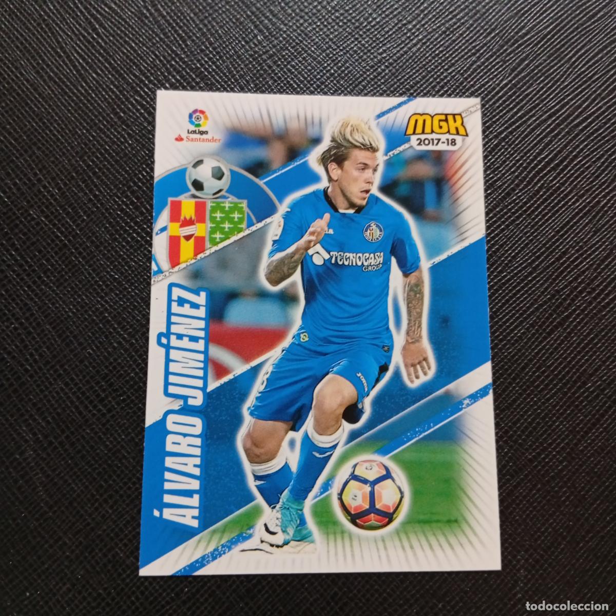 Cromos de f&uacute;tbol: 256 ALVARO JIMENEZ GETAFE PANINI MEGACRACKS 2017 2018 CROMO FUTBOL 17 18 - A210 PG91