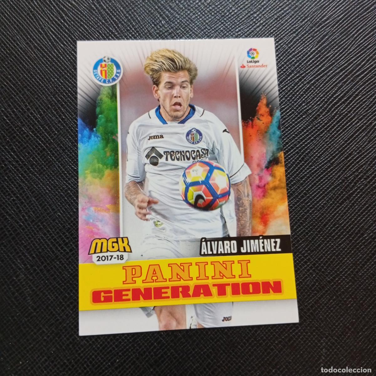 Fu&szlig;ball-Sticker: 270 ALVARO JIMENEZ GETAFE PANINI MEGACRACKS 2017 2018 CROMO FUTBOL 17 18 - A210 PG91