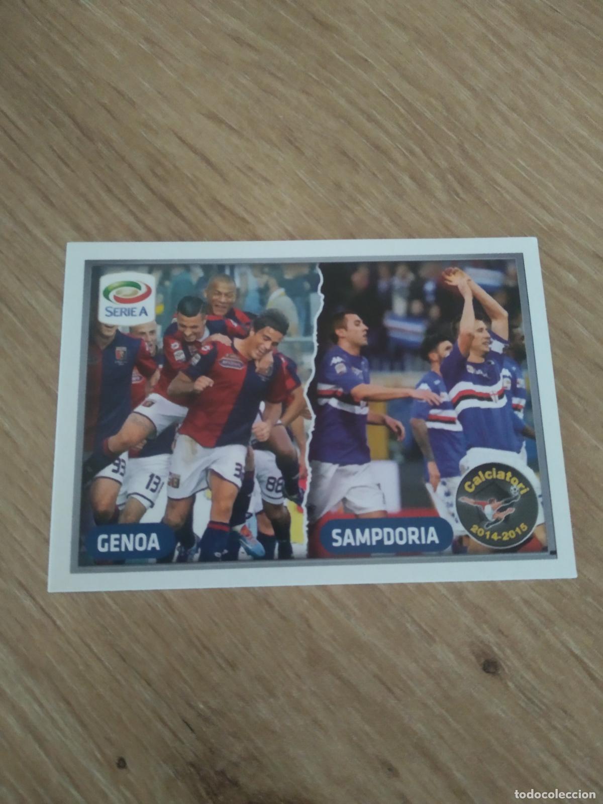 Fu&szlig;ball-Sticker: V3 GENOA SAMPDORIA EQUIPO PLANTILLA CROMO FUTBOL PANINI LIGA ITALIA 14-15 CALCIATORI 2014-2015