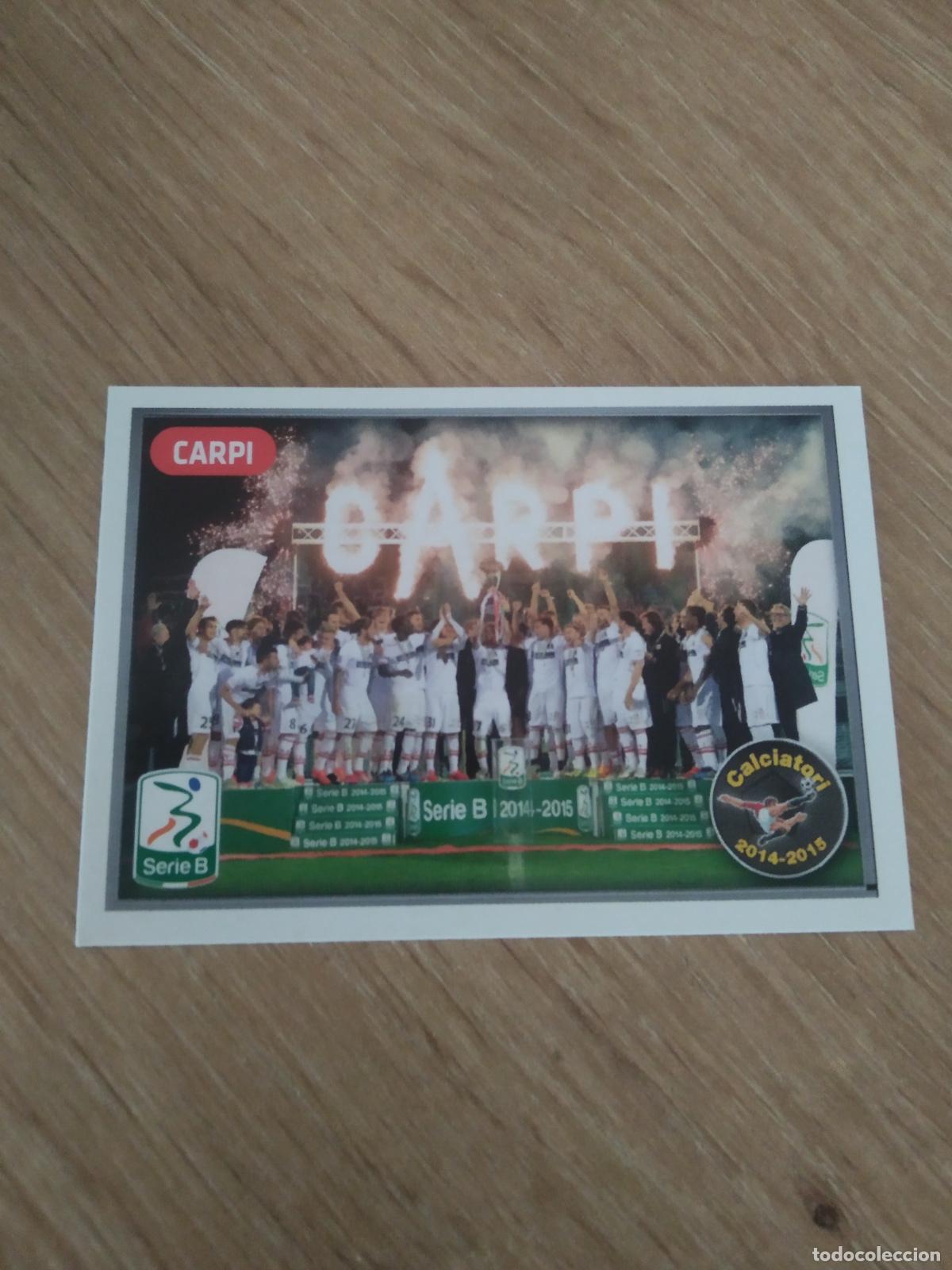 Fu&szlig;ball-Sticker: V14 CARPI EQUIPO PLANTILLA CROMO FUTBOL PANINI LIGA ITALIA 14-15 CALCIATORI 2014-2015