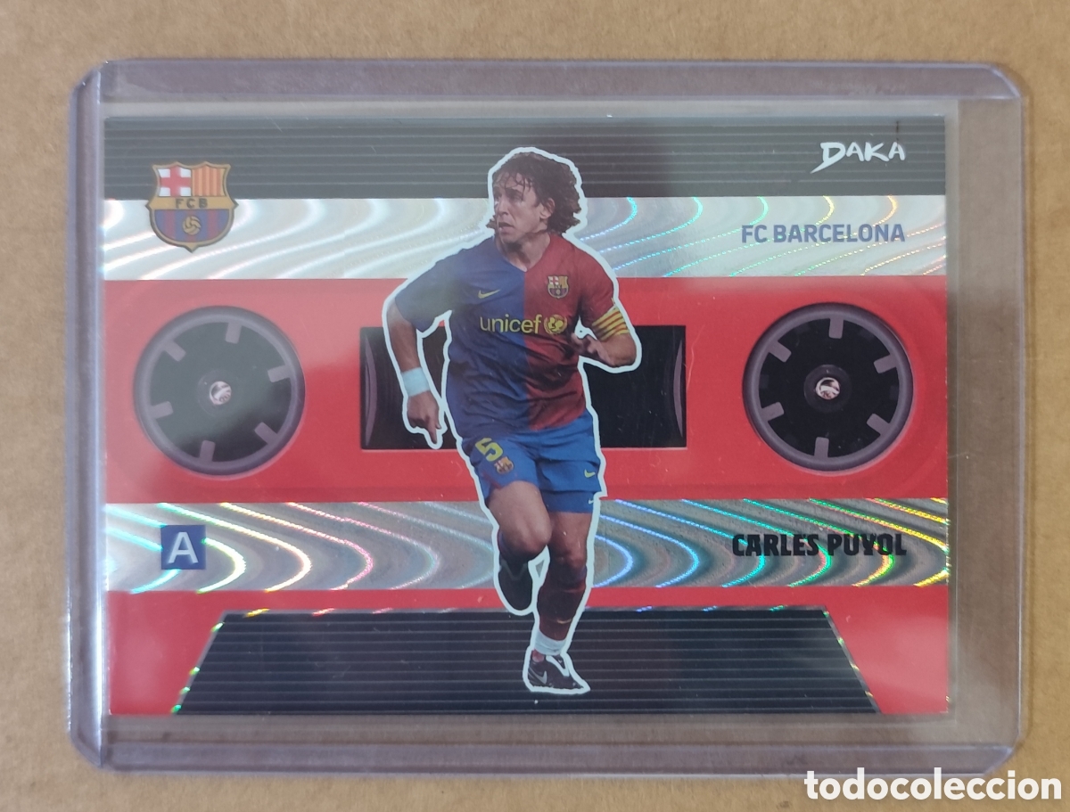Cromos de f&uacute;tbol: CARLES PUYOL NUMERADA /299 DAKA TOP AUDIENCE F.C. BARCELONA