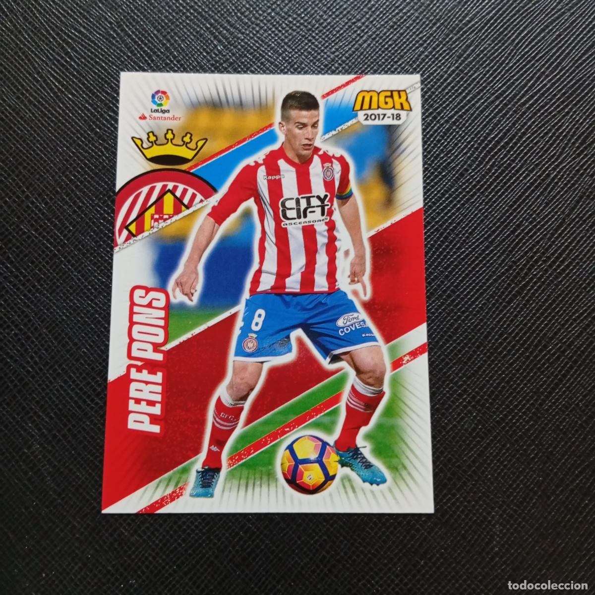 Fu&szlig;ball-Sticker: 280 PERE PONS GIRONA PANINI MEGACRACKS 2017 2018 CROMO FUTBOL 17 18 - A210 PG100