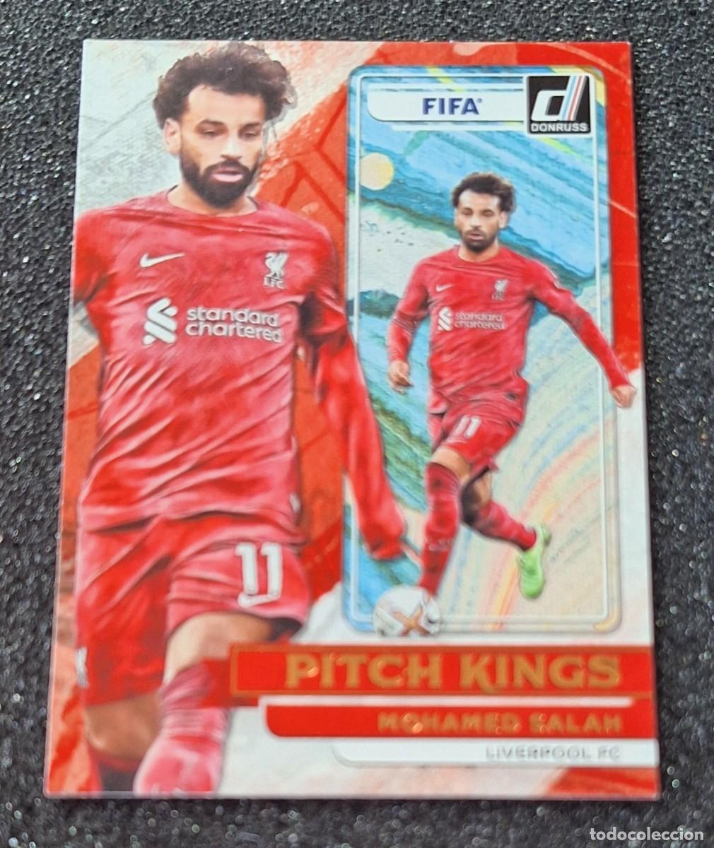 Fu&szlig;ball-Sticker: Mohamed Salah Liverpool Panini Donruss Soccer Pitch Kings