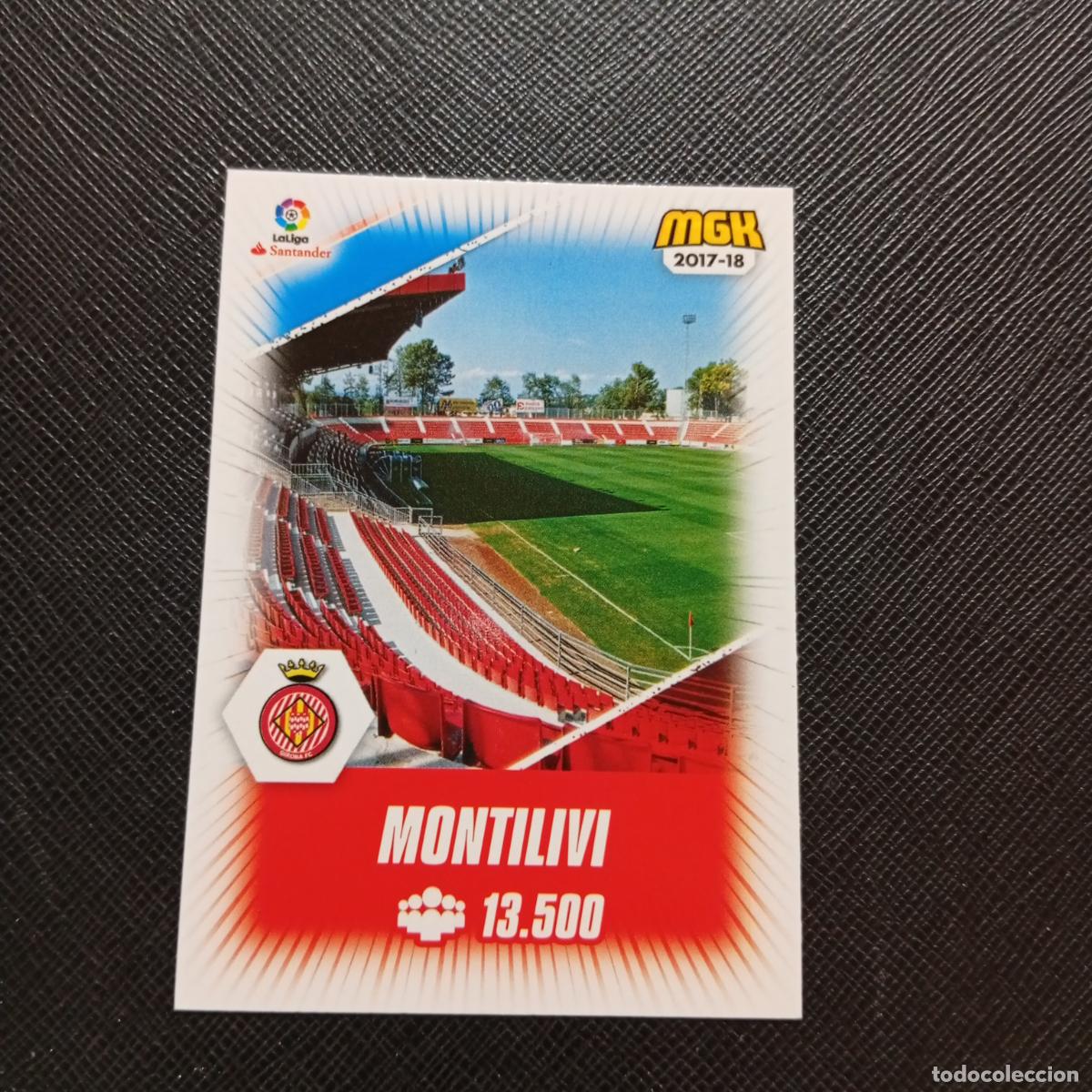 Fu&szlig;ball-Sticker: 292 MONTILIVI GIRONA PANINI MEGACRACKS 2017 2018 CROMO FUTBOL 17 18 - A210 PG100