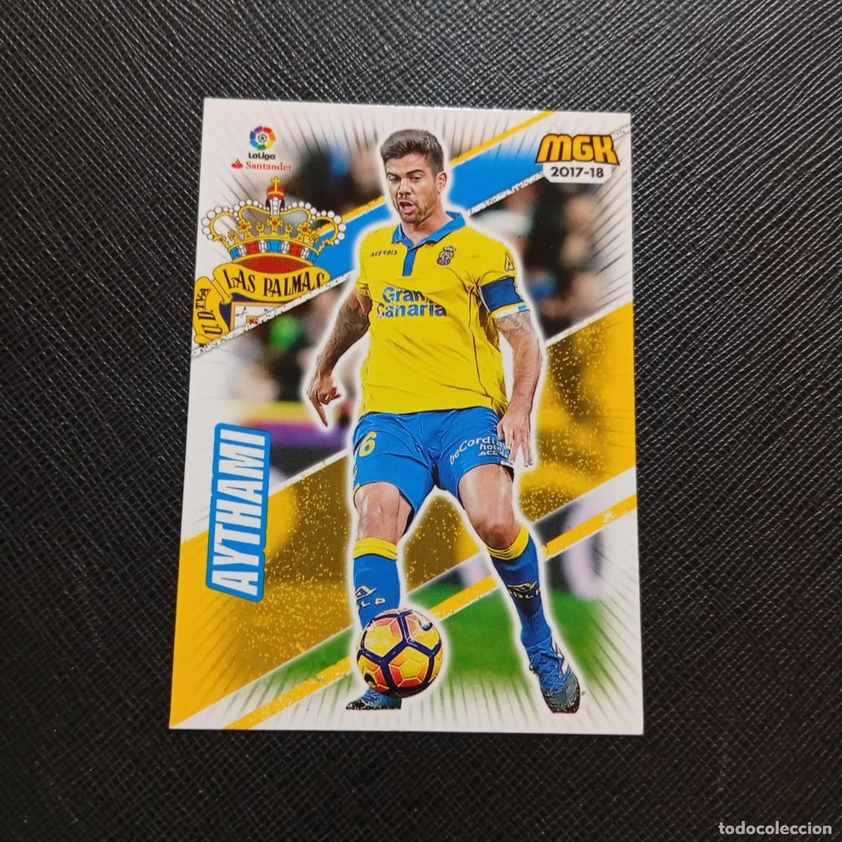 Cromos de f&uacute;tbol: 304 AYTHAMI LAS PALMAS PANINI MEGACRACKS 2017 2018 CROMO FUTBOL 17 18 - A210 PG100