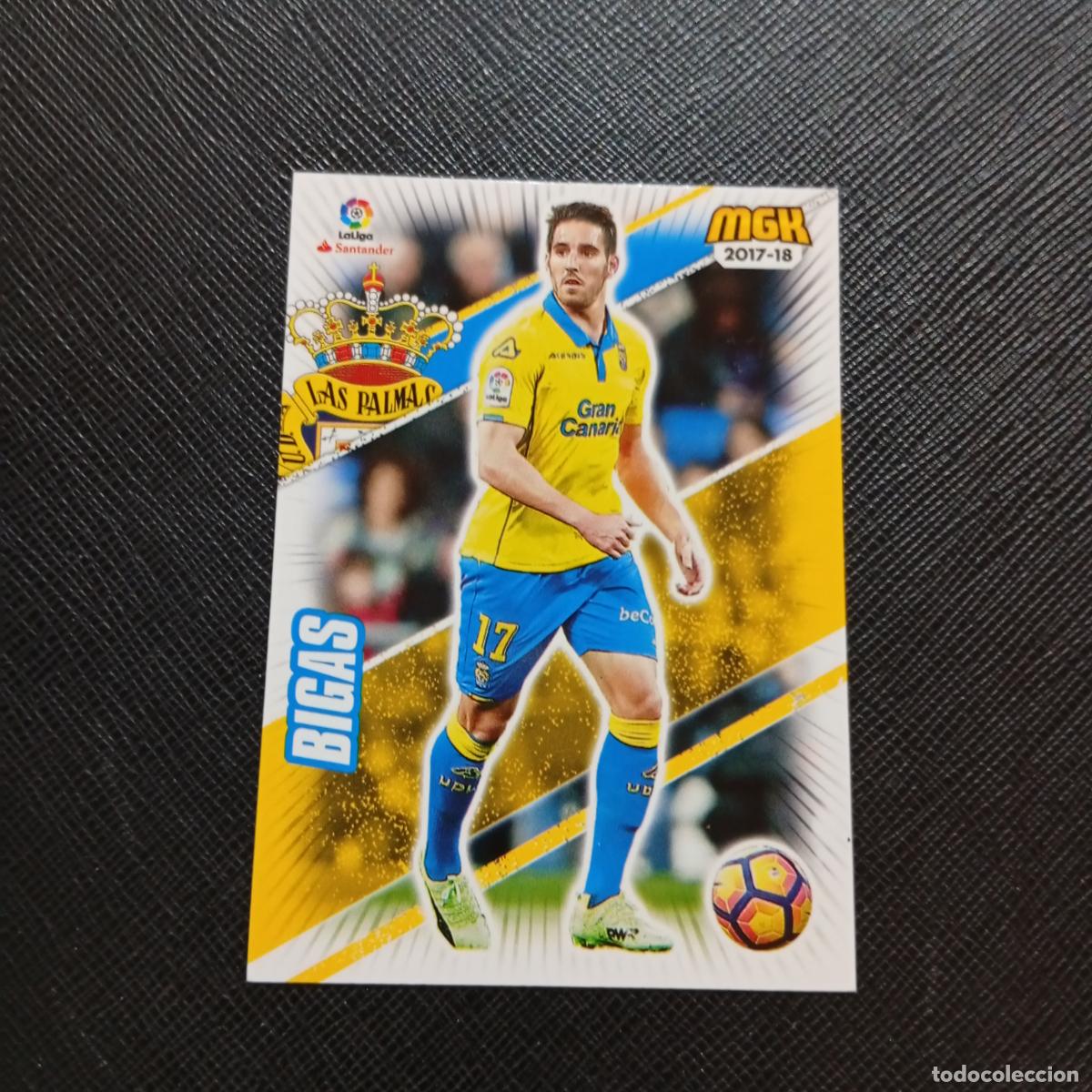 Cromos de f&uacute;tbol: 305 BIGAS LAS PALMAS PANINI MEGACRACKS 2017 2018 CROMO FUTBOL 17 18 - A210 PG100