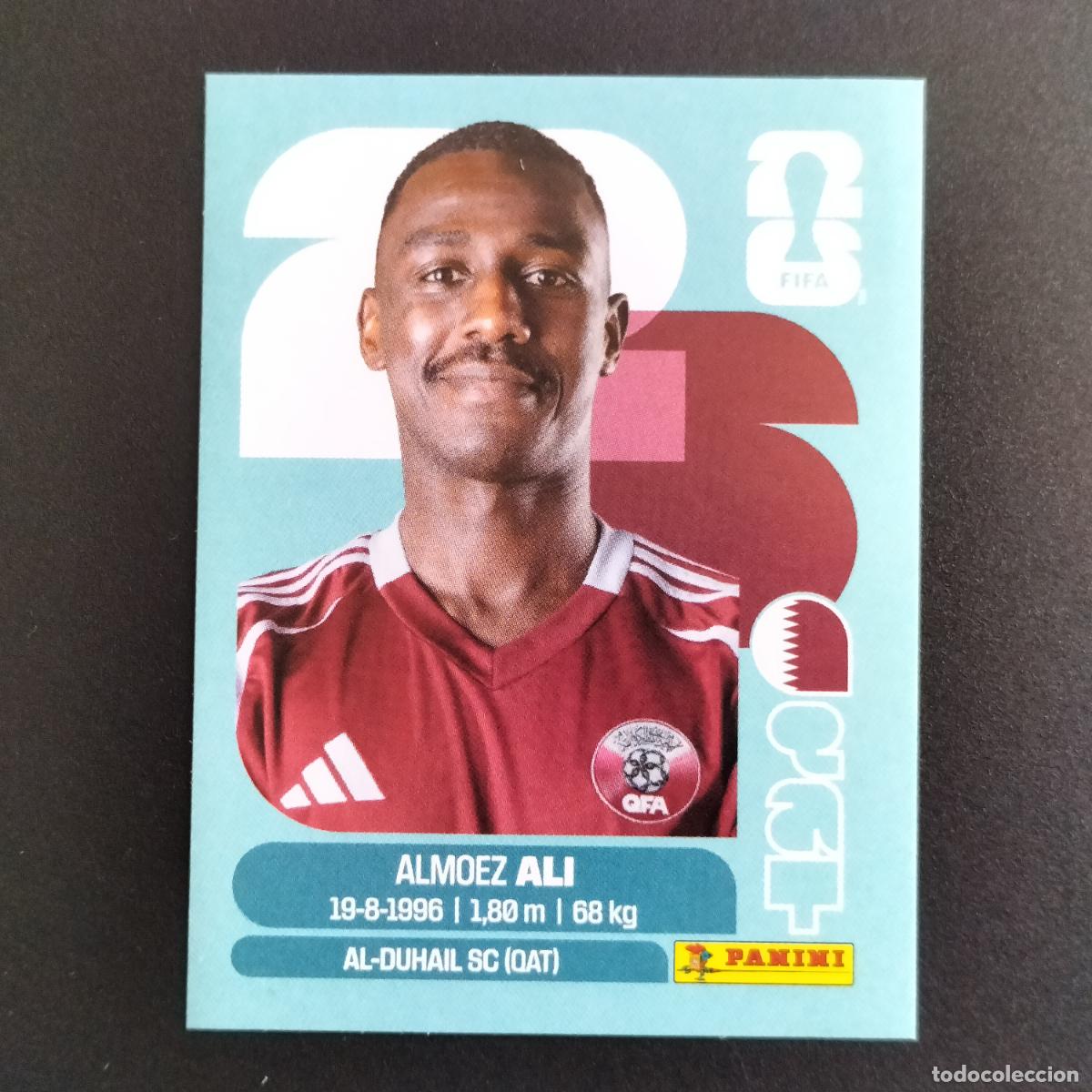 Cromos de f&uacute;tbol: QAT 20 ALMOEZ ALI QATAR CROMOS STICKER MUNDIAL 26 2026 FIFA WORLD CUP PANINI