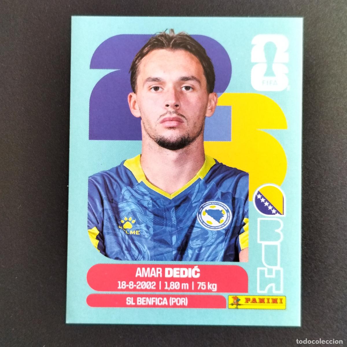 Cromos de f&uacute;tbol: BIH 3 AMAR DEDIC BOSNIA HERZEGOVINA CROMOS STICKER MUNDIAL 26 2026 FIFA WORLD CUP PANINI