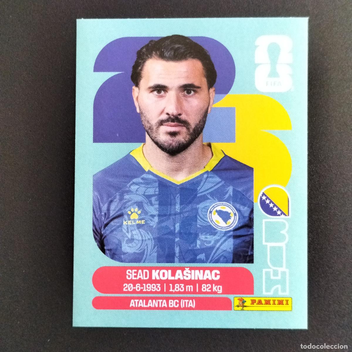 Cromos de f&uacute;tbol: BIH 4 SEAD KOLASINAC BOSNIA HERZEGOVINA CROMOS STICKER MUNDIAL 26 2026 FIFA WORLD CUP PANINI