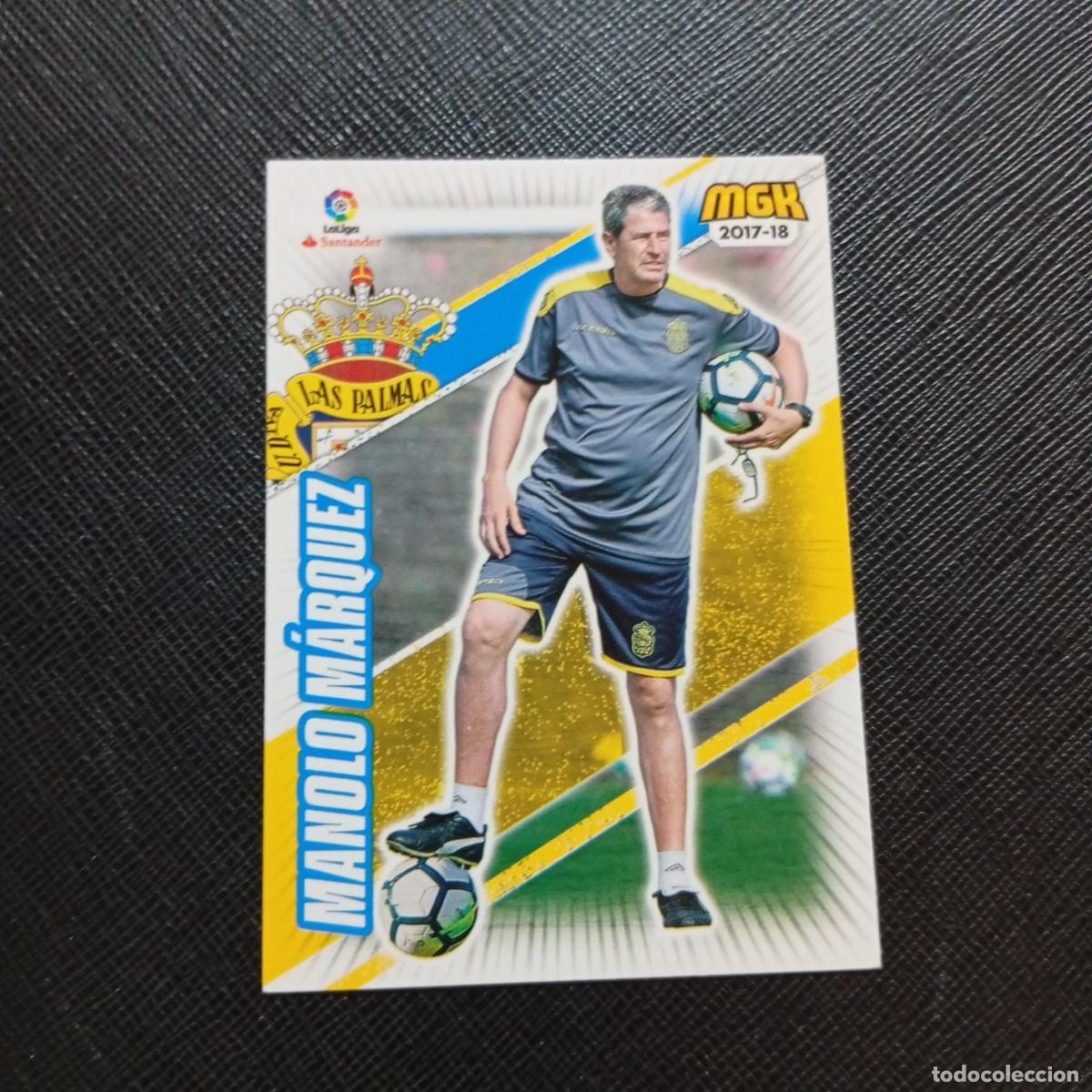 Cromos de f&uacute;tbol: 320 MANOLO MARQUEZ LAS PALMAS PANINI MEGACRACKS 2017 2018 CROMO FUTBOL 17 18 - A210 PG109