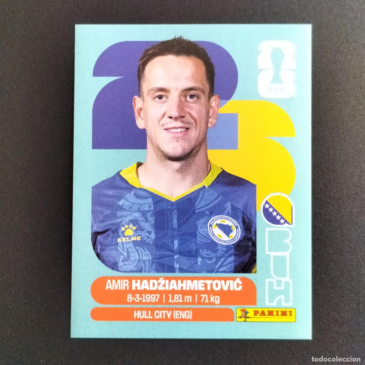 Cartes &agrave; collectionner de Football: BIH 8 AMIR HADZIAHMETOVIC BOSNIA HERZEGOVINA CROMOS STICKER MUNDIAL 26 2026 FIFA WORLD CUP PANINI