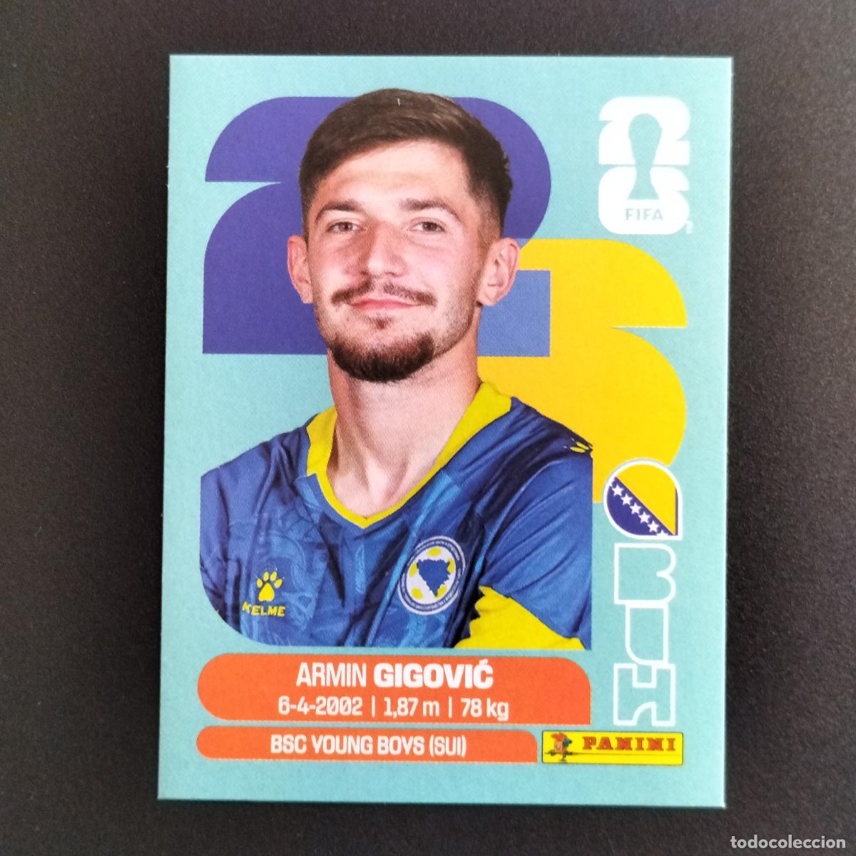 Cartes &agrave; collectionner de Football: BIH 10 ARMIN GIGOVIC BOSNIA HERZEGOVINA CROMOS STICKER MUNDIAL 26 2026 FIFA WORLD CUP PANINI