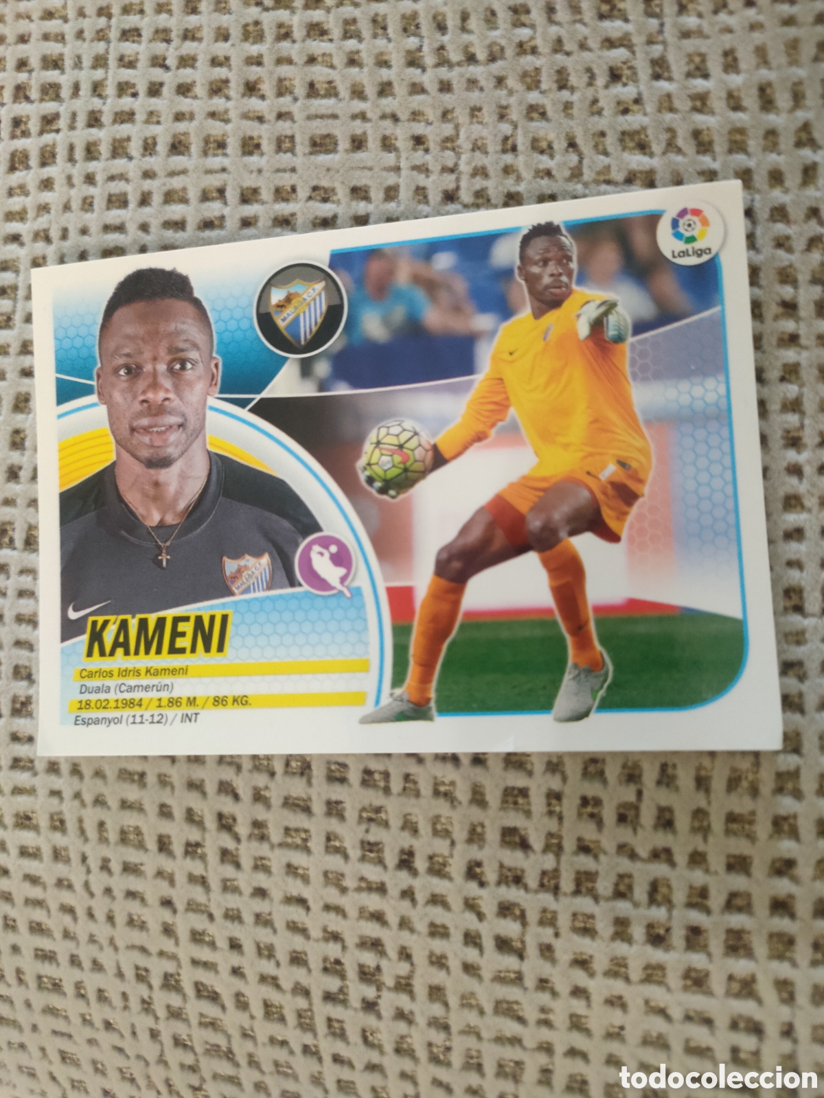 Cromos de Futebol: Kameni - Malaga - Liga 2016 2017 16 17 Panini