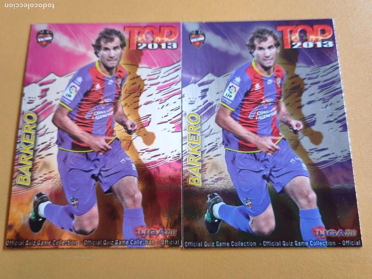 Cromos de f&uacute;tbol: barkero, 2013 top mundicromo