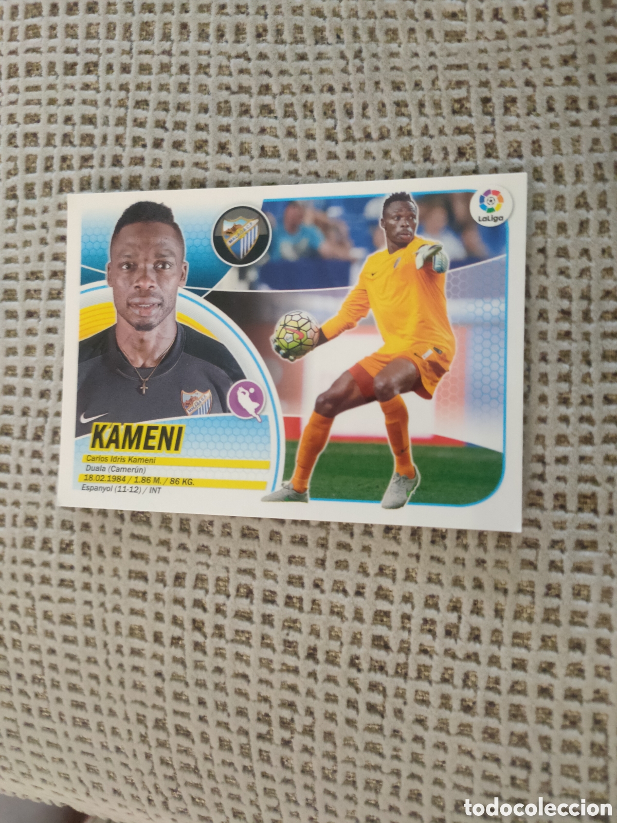 Cromos de f&uacute;tbol: Kameni - Malaga - Liga 2016 2017 Panini