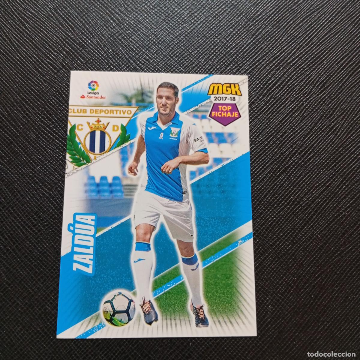 Cromos de f&uacute;tbol: 343 ZALDUA LEGANES PANINI MEGACRACKS 2017 2018 CROMO FUTBOL 17 18 - A210 PG118 TOP FICHAJE