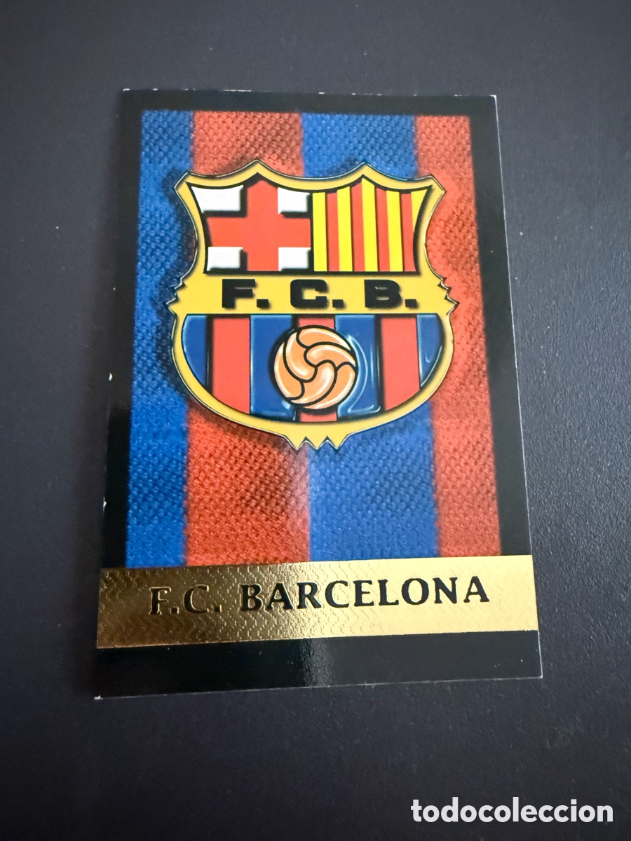 Cromos de f&uacute;tbol: MUNDICROMO 2000. n 1. FC BARCELONA. ESCUDO