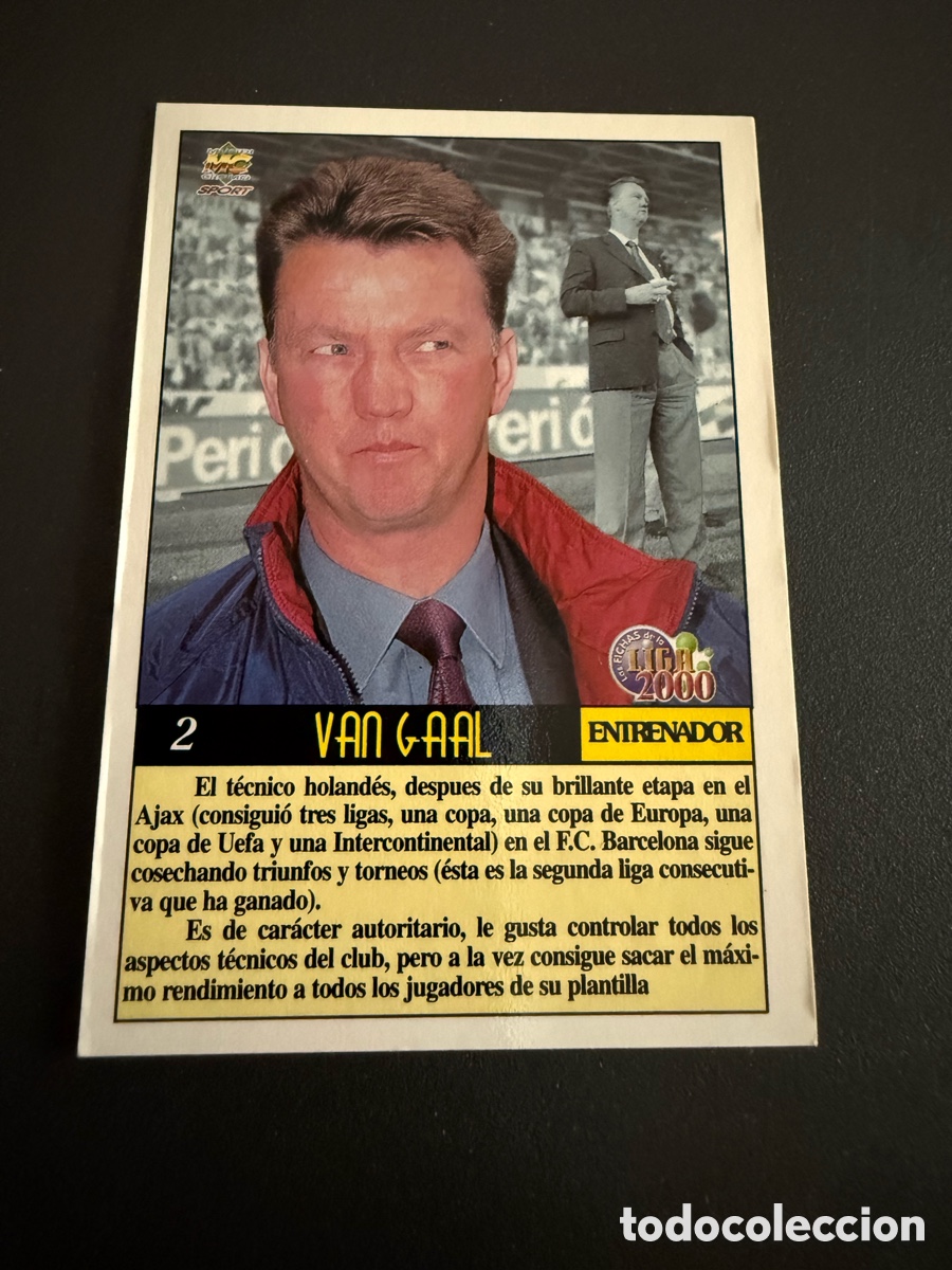 Cromos de f&uacute;tbol: MUNDICROMO 2000. n 2 VAN GAAL ( FC Barcelona)
