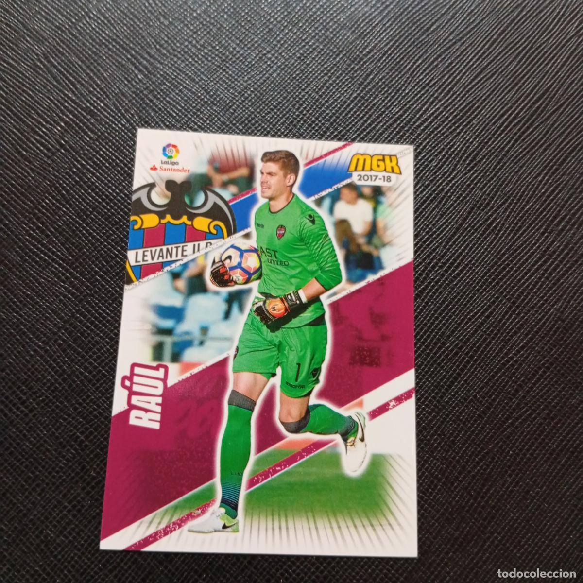 Fu&szlig;ball-Sticker: 353 RAUL LEVANTE PANINI MEGACRACKS 2017 2018 CROMO FUTBOL 17 18 - A210 PG127