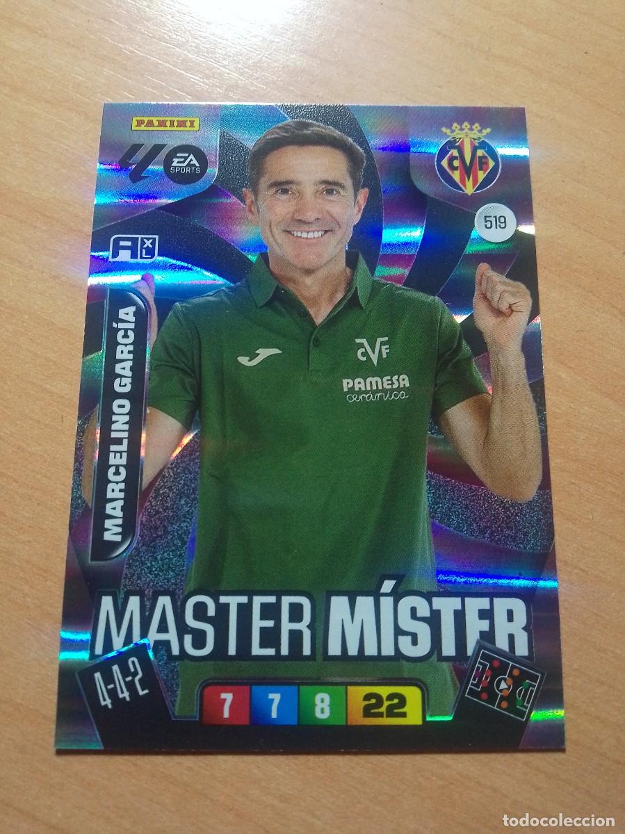 Fu&szlig;ball-Sticker: 519 MARCELO GARC&Iacute;A MASTER MISTER DEL VILLARREAL 25 26 ADRENALYN XL 2025 2026 Nueva