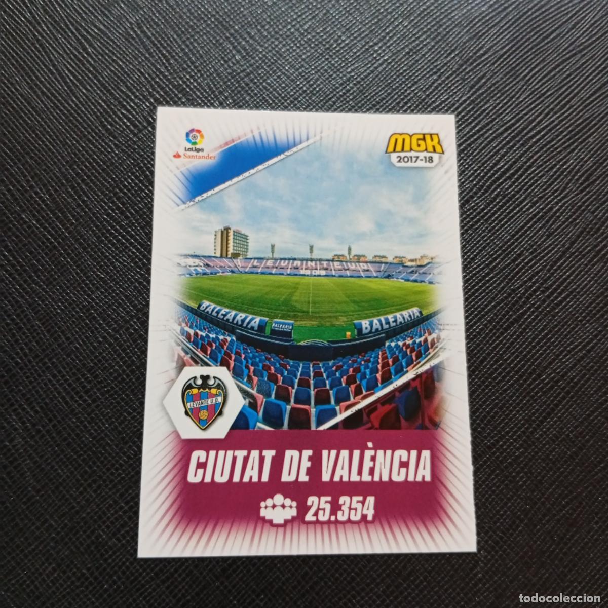 Cromos de f&uacute;tbol: 373 CIUTAT DE VALENCIA LEVANTE PANINI MEGACRACKS 2017 2018 CROMO FUTBOL 17 18 - A210 PG127