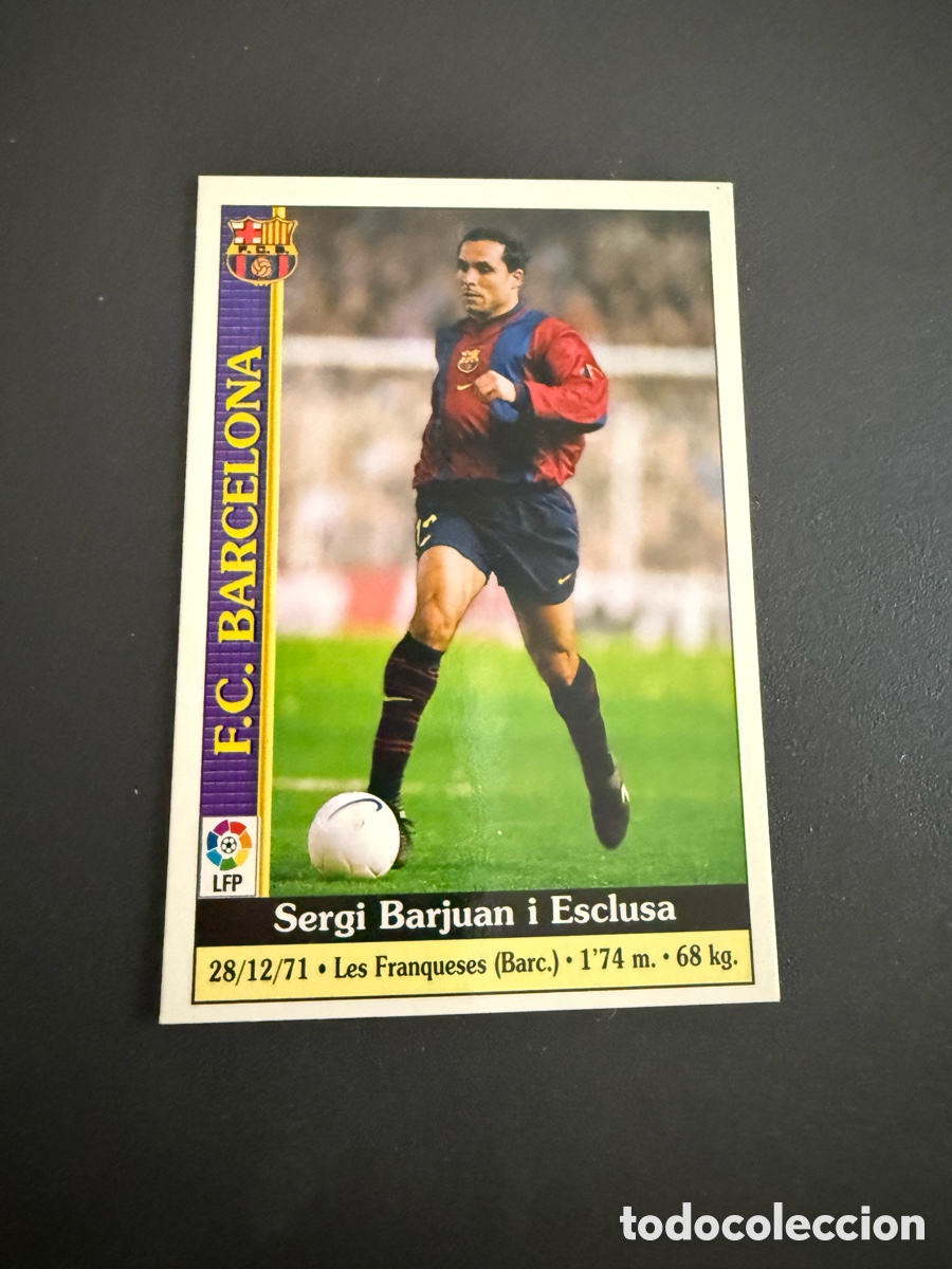 Cromos de f&uacute;tbol: MUNDICROMO 2000. n 5. SERGI ( FC Barcelona)