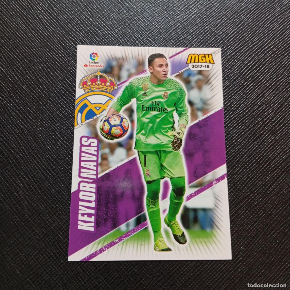 Cromos de f&uacute;tbol: 380 KEYLOR NAVAS REAL MADRID PANINI MEGACRACKS 2017 2018 CROMO FUTBOL 17 18 - A210 PG136