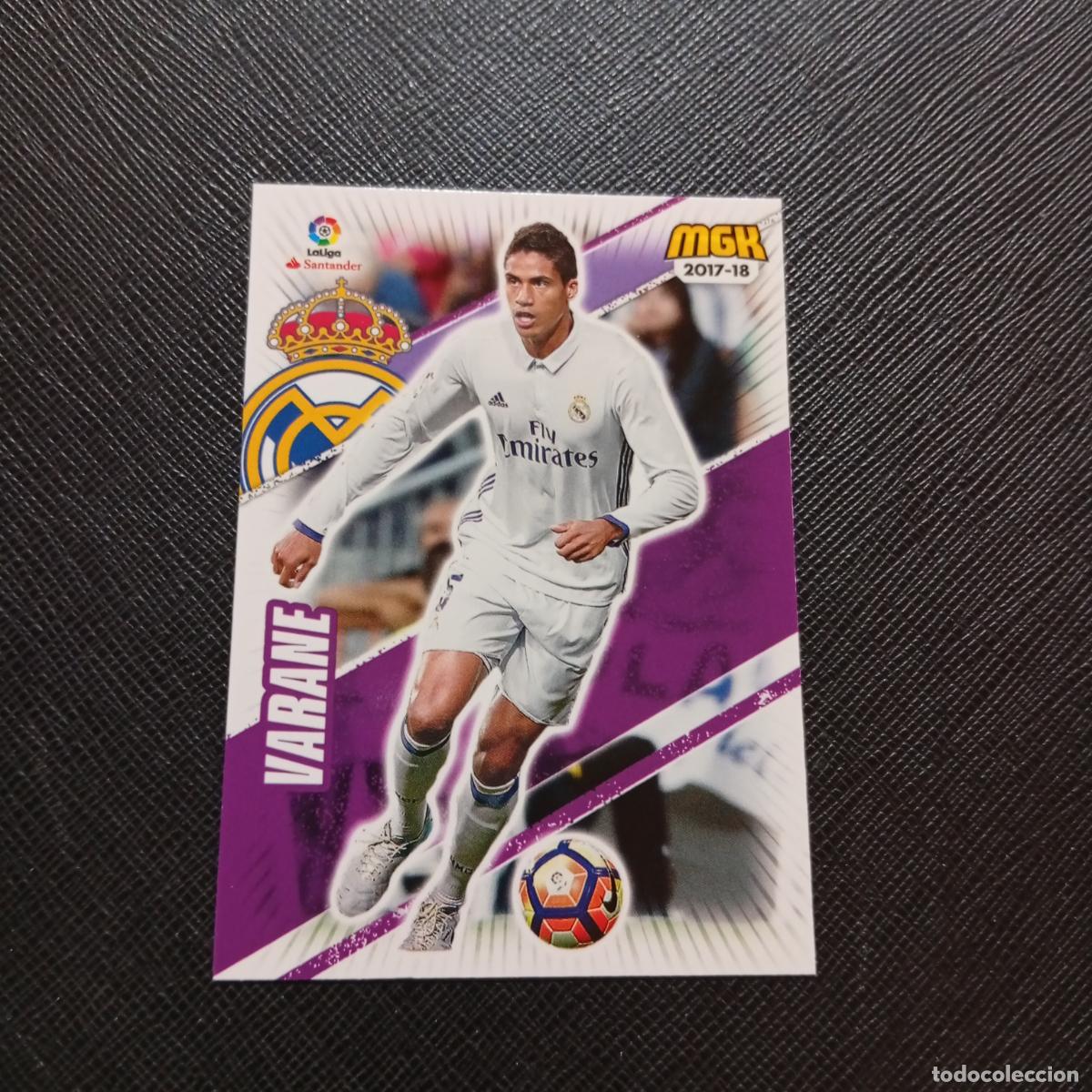 Cromos de f&uacute;tbol: 383 VARANE REAL MADRID PANINI MEGACRACKS 2017 2018 CROMO FUTBOL 17 18 - A210 PG136