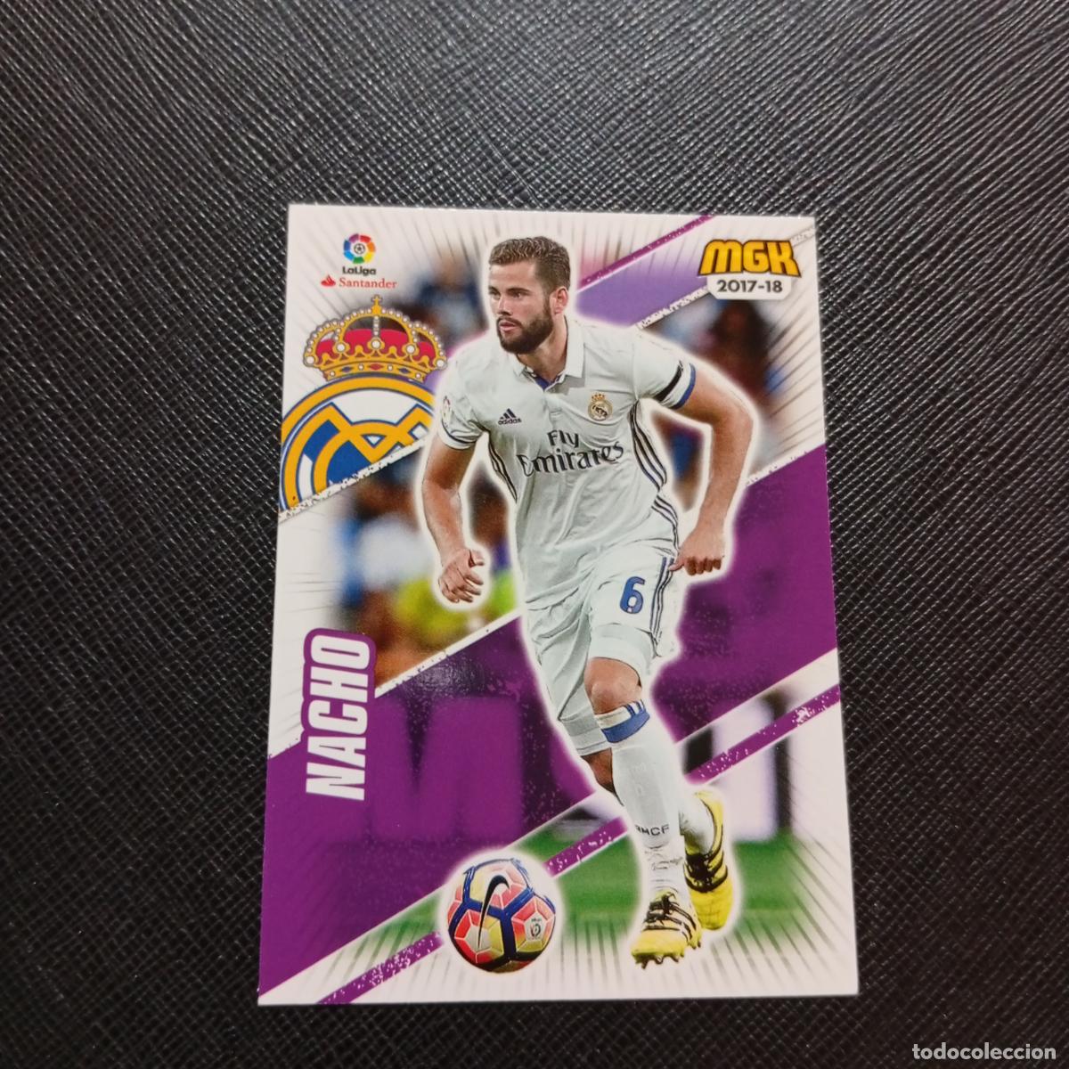 Cromos de f&uacute;tbol: 385 NACHO REAL MADRID PANINI MEGACRACKS 2017 2018 CROMO FUTBOL 17 18 - A210 PG136