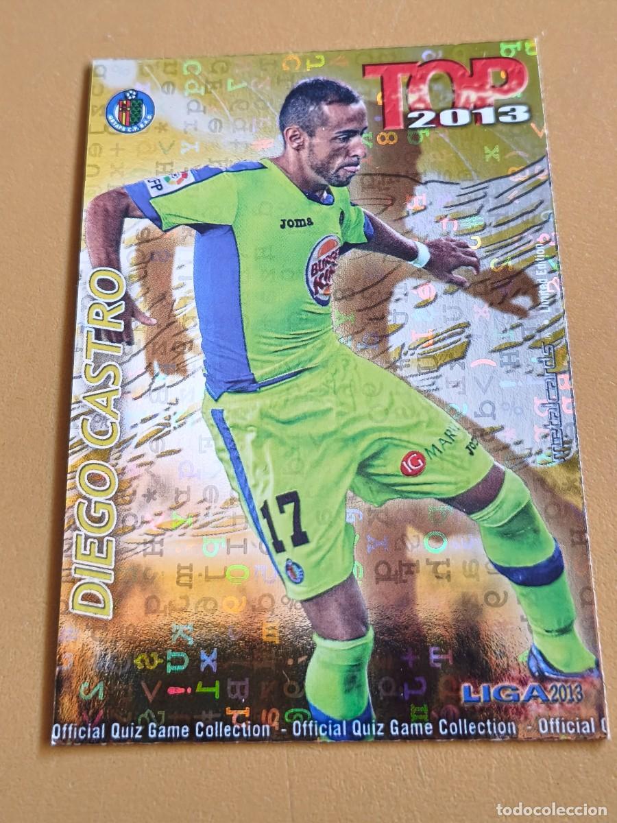 Cromos de f&uacute;tbol: diego castro, 2013 top mundicromo metalcards edicion limitada. letras