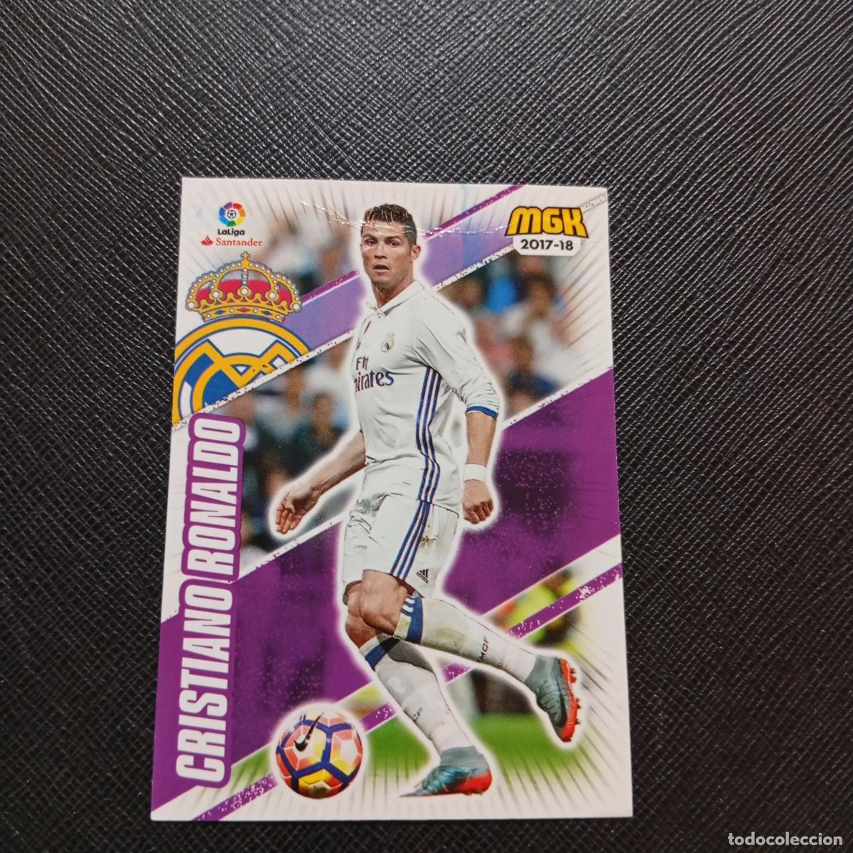 Cromos de f&uacute;tbol: 396 CRISTIANO RONALDO REAL MADRID PANINI MEGACRACKS 2017 2018 CROMO FUTBOL 17 18 - A210 PG136