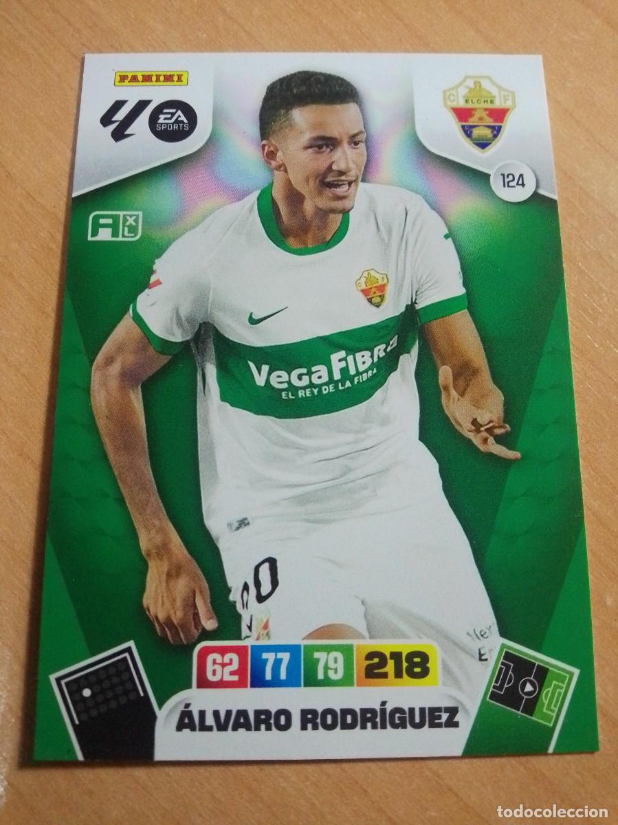 Cromos de f&uacute;tbol: 124 &Aacute;LVARO RODR&Iacute;GUEZ DEL ELCHE 25 26 ADRENALYN XL 2025 2026